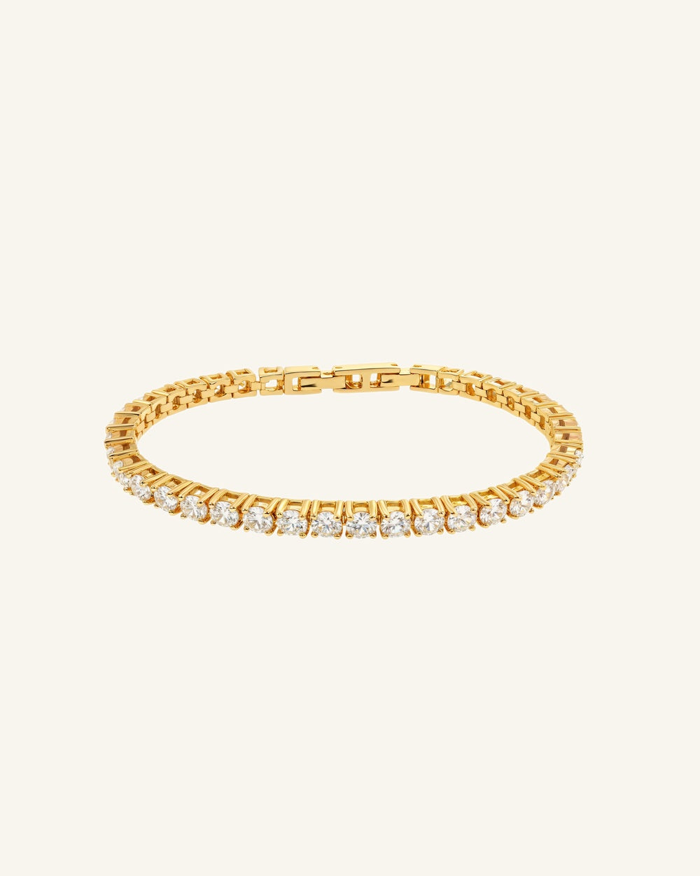 Aveline Tennis Bracelet — Vattentålig armband i guld med cubic zirconia | Alora Avenue