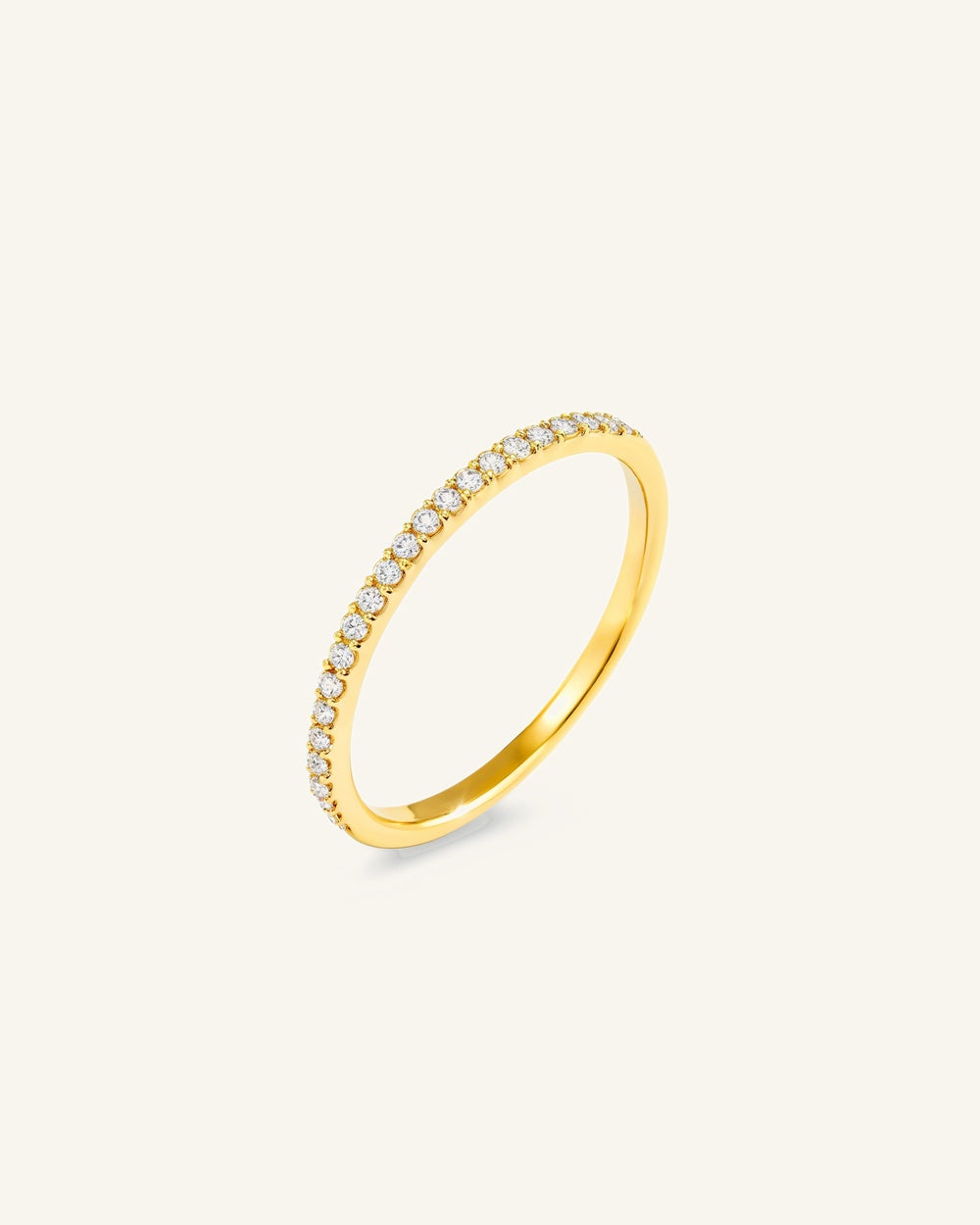 Ina Spark Ring — Vattentålig ring i guld med cubic zirconia | Alora Avenue